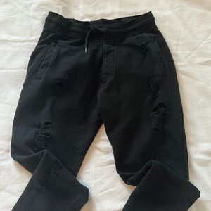Zara Distressed Jogger pant + Hoodie (Please Read)